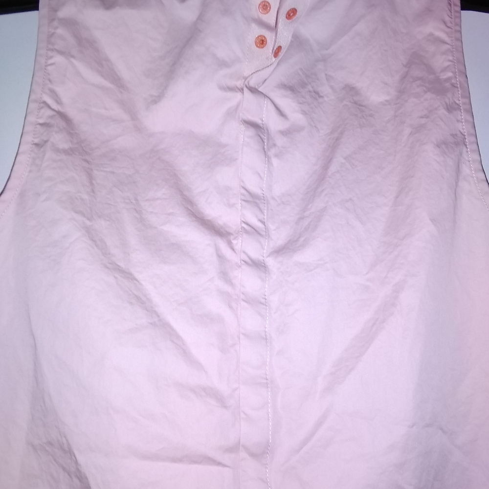 Ruffled pink tank